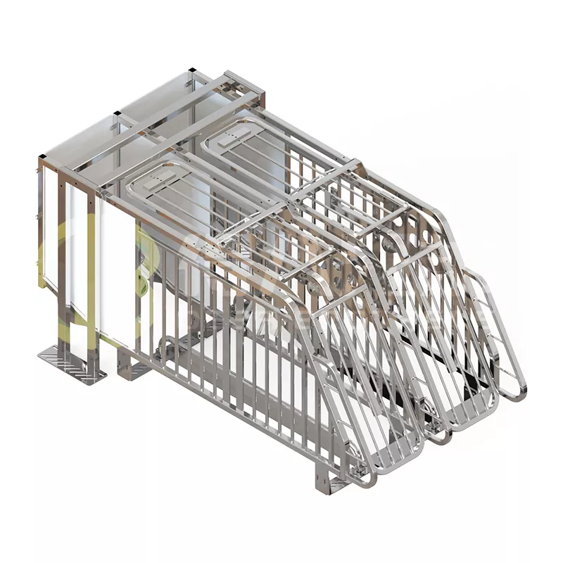 더 긴 스페인어 자유 접근 돼지 우리